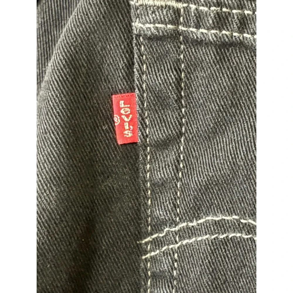 Levi's 505 Regular Fit Men's 38x34 Black Denim Made in‎ Canada
